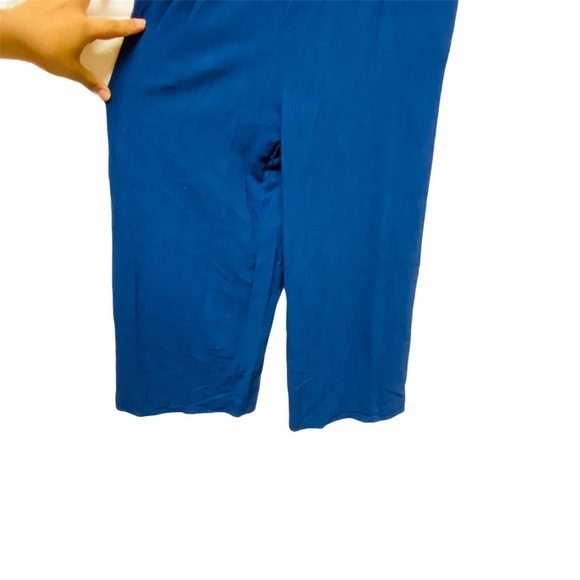 Lulus Lanah Navy Blue Strapless Jumpsuit Culotte - Picture 6 of 12